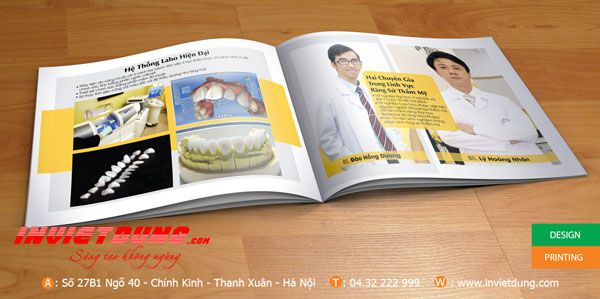 Mẫu catalogue nha khoa LAVITA đẹp